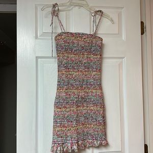 Smocked colorful sundress